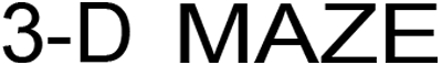 3D Maze logo for ZX Spectrum